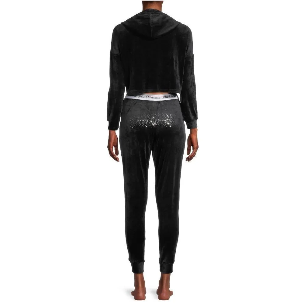 2-Piece Set Juicy Couture Velour Shine Embellished Sleep Set Tracksuit